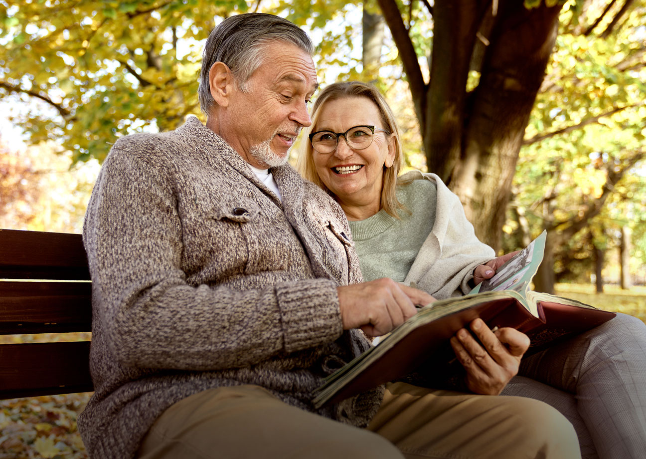 Residents enjoying time together in a warm, welcoming setting